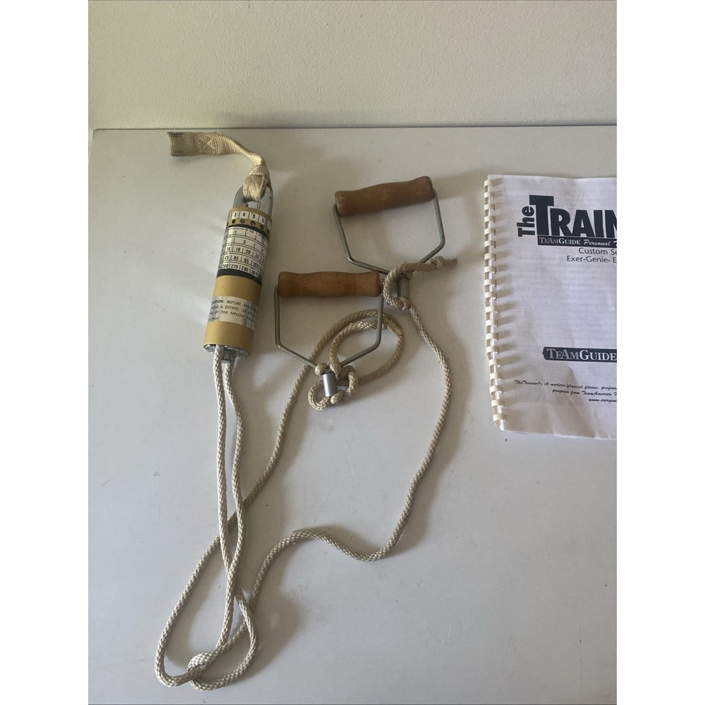 Vintage Exer-Genie Resistance Exerciser 1960s Portable Fitness Device